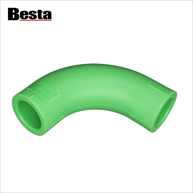Pemasangan Plastik PPR Siku Busur Besar